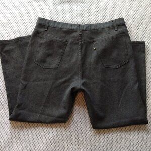 Levi's Vintage Dark Gray Pants Polyester 40 x 30